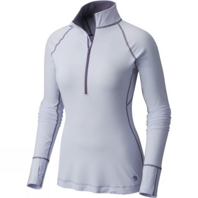 Fleece Mountain Hardwear Butterlicious Manga Larga 1/2 Zip Mujer Moradas Claro - Chile TFU380961